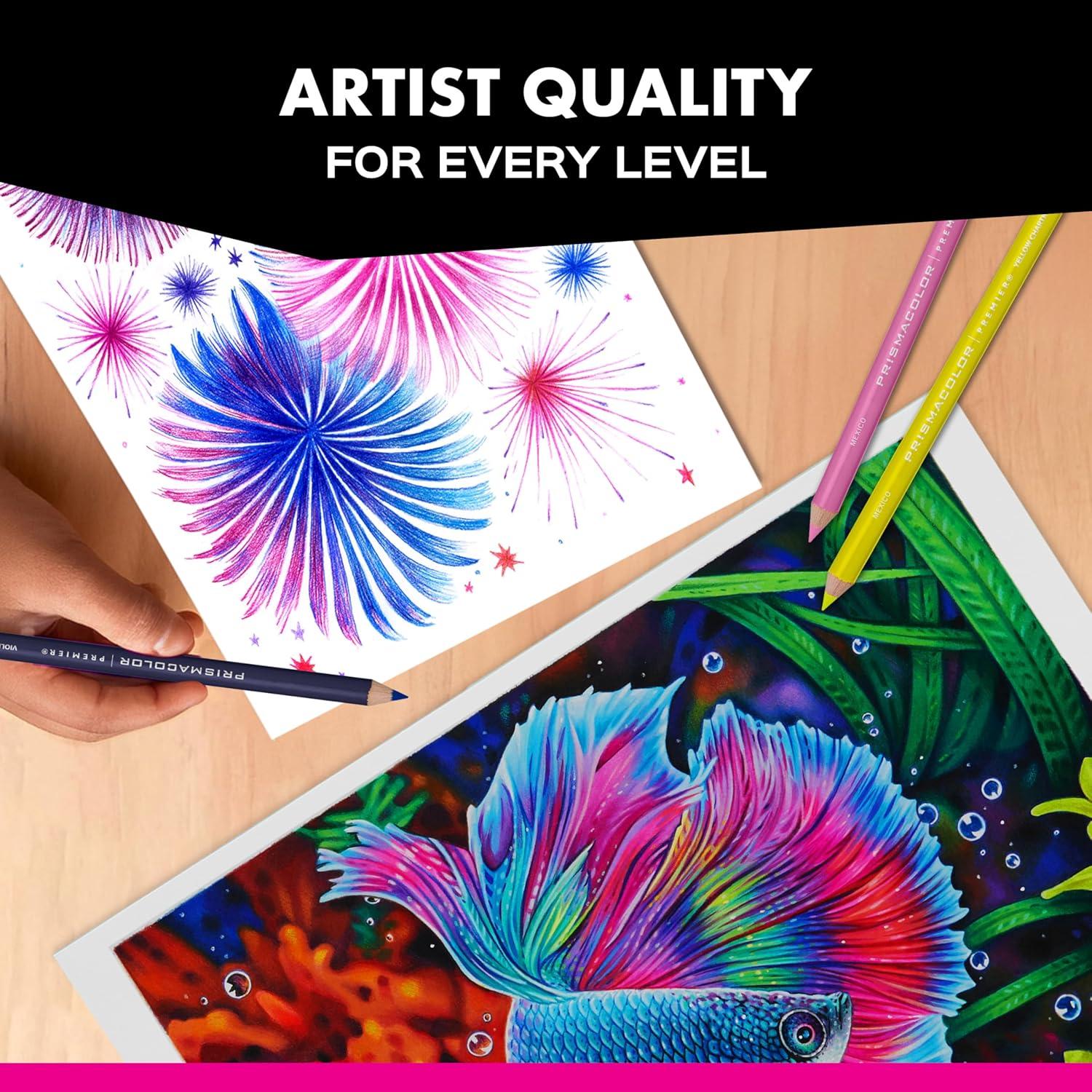 imagePrismacolor Technique Animal Drawing Set Includes Colored Pencils and StepbyStep Drawing Tutorials Assorted Colors 12 CountNEW Night Sky