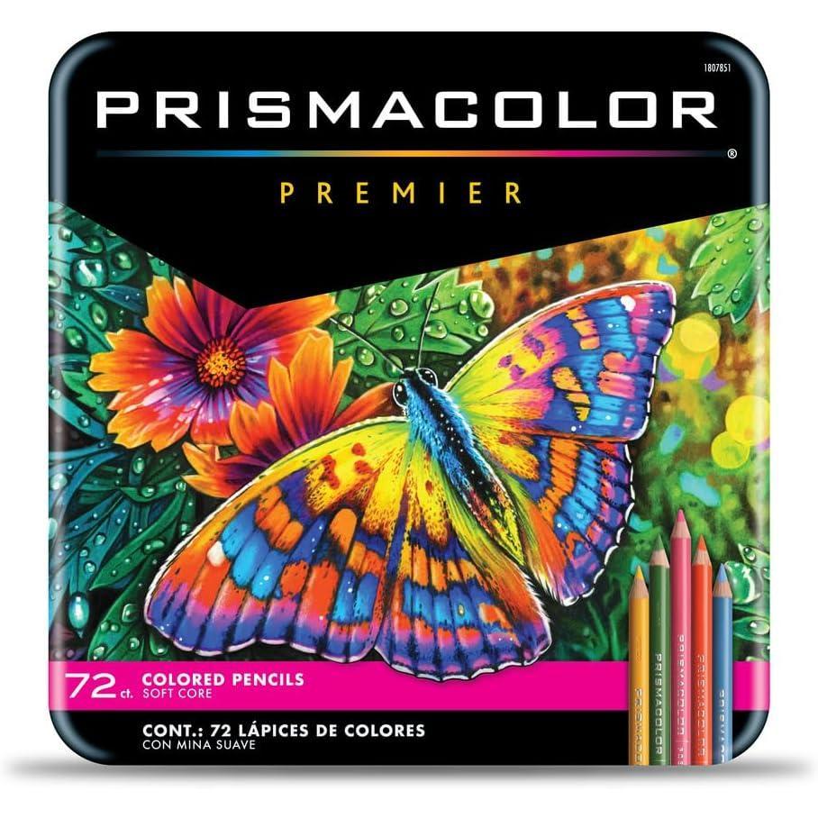 imagePrismacolor Premier Colored Pencils Soft Core Assorted Colors 150 Count Durable Vibrant UltraSmooth Adult Coloring Drawing Sketching Arts ampamp Crafts1 Count Pack of 1