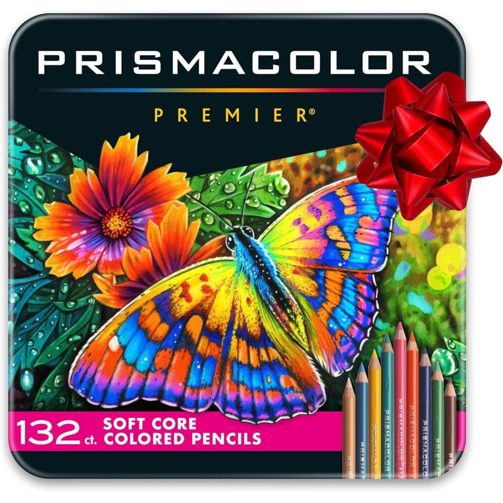 imagePrismacolor Premier Colored Pencils Soft Core Assorted Colors 150 Count  Durable Vibrant UltraSmooth Adult Coloring Drawing Sketching Arts ampamp Crafts132 Count Pack of 1