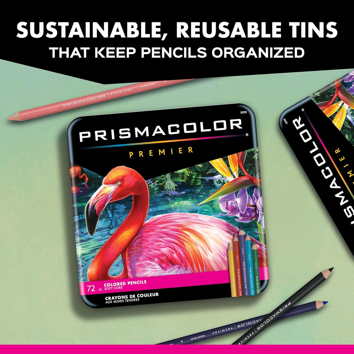 imagePrismacolor Premier Colored Pencils Soft Core Assorted Colors 48 Count Durable Vibrant UltraSmooth Adult Coloring Drawing Sketching Arts ampamp Crafts48 Count Pack of 1