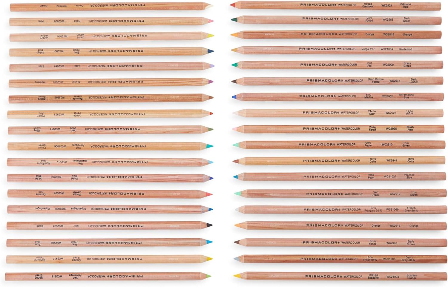 imagePrismacolor Premier Colored Pencils WaterSoluble Color Pencil Set Assorted Colors Adult Coloring 36 Count