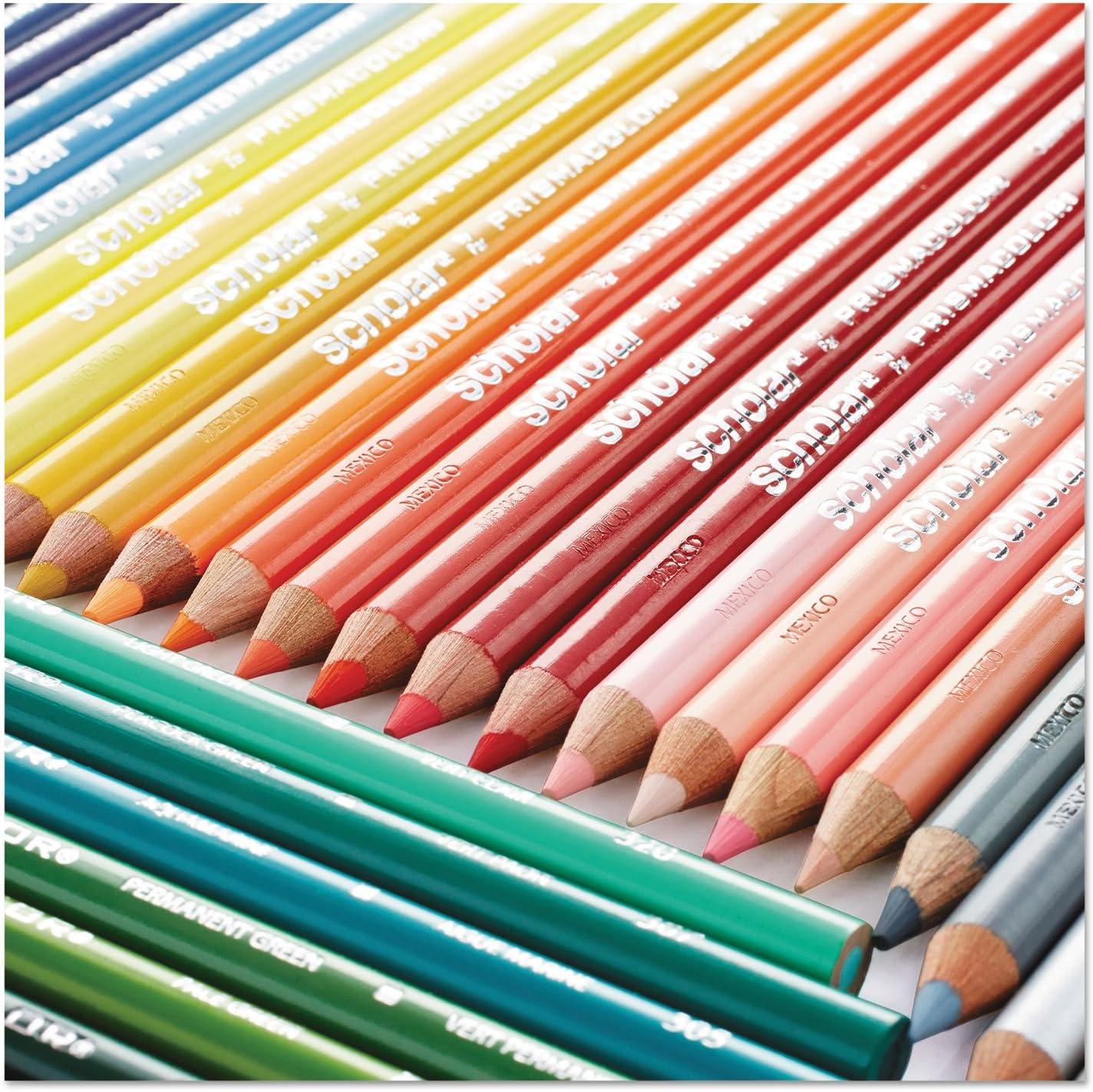 imagePrismacolor Scholar Colored Pencils 48 Count Vibrant Colors Art Supplies Drawing Coloring Holiday Gift for Kids For Beginner Artists
