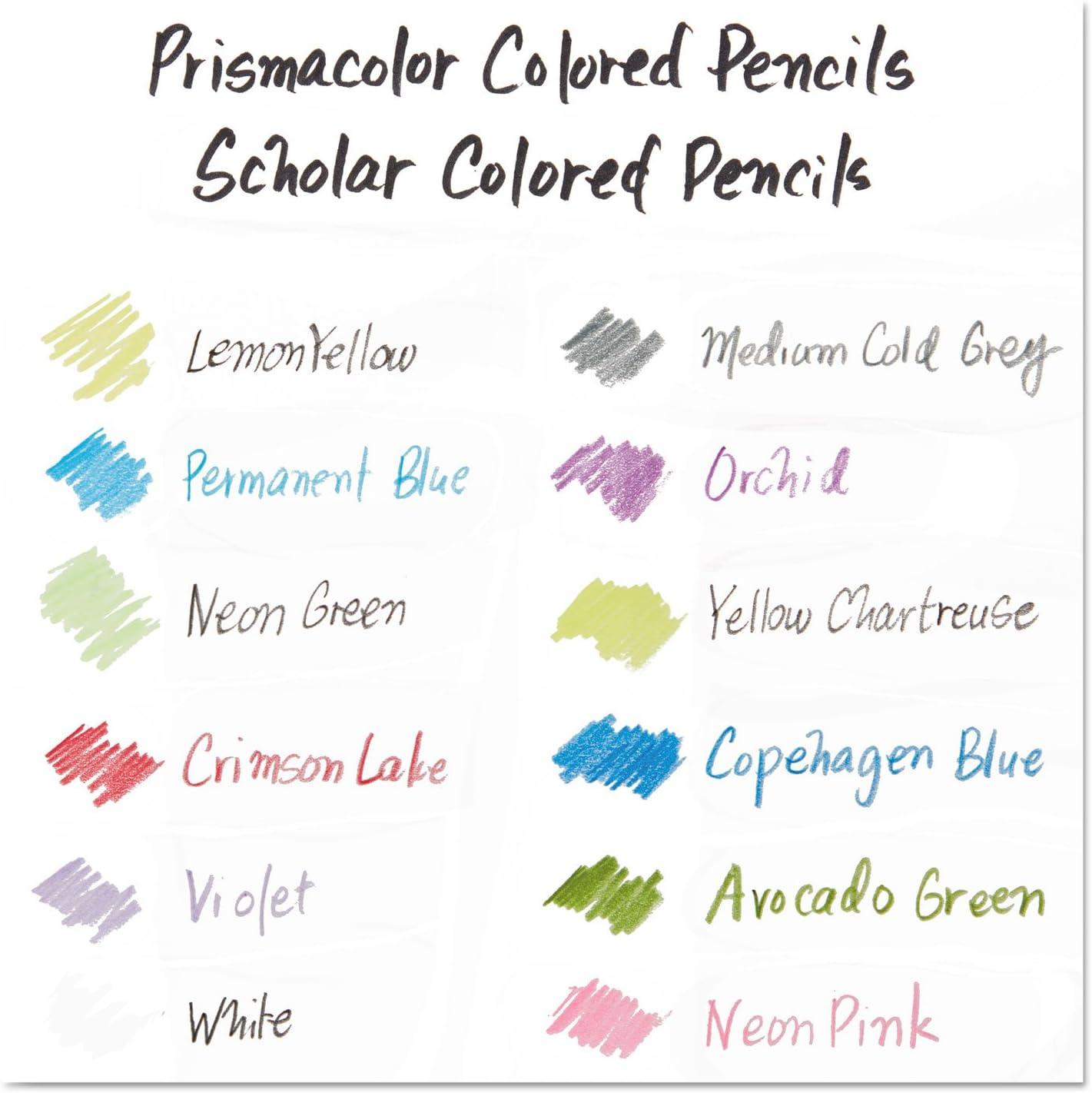 imagePrismacolor Scholar Colored Pencils 48 Count Vibrant Colors Art Supplies Drawing Coloring Holiday Gift for Kids For Beginner Artists