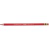 Prismacolor Col-Erase Pencil with Eraser, Carmine Red Lead/Barrel, 12-Count