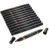 Prismacolor Premier Double-Ended Art Markers, Fine And Brush Tip, Adult Coloring, 12 Pack(12 Count)