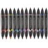 Prismacolor Premier Double-Ended Art Markers, Fine And Brush Tip, Adult Coloring, 12 Pack(72 Count Fine & Brush)