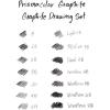 Prismacolor Premier Graphite Drawing Pencils With Erasers & Sharpeners, Adult Coloring, 18-Piece Set(Graphite Drawing Set)