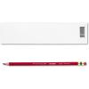 Prismacolor Col-Erase Pencil with Eraser, Carmine Red Lead/Barrel, 12-Count