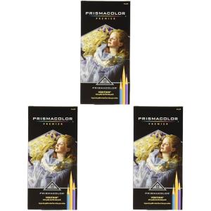 Prismacolor 2476 Verithin Coloured Pencils, Assorted Colours, 12-Count(12 Count (Pack of 3))