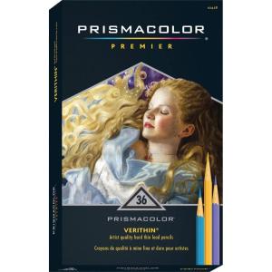 Prismacolor 2476 Verithin Coloured Pencils, Assorted Colours, 12-Count(36 Count (Pack of 1))