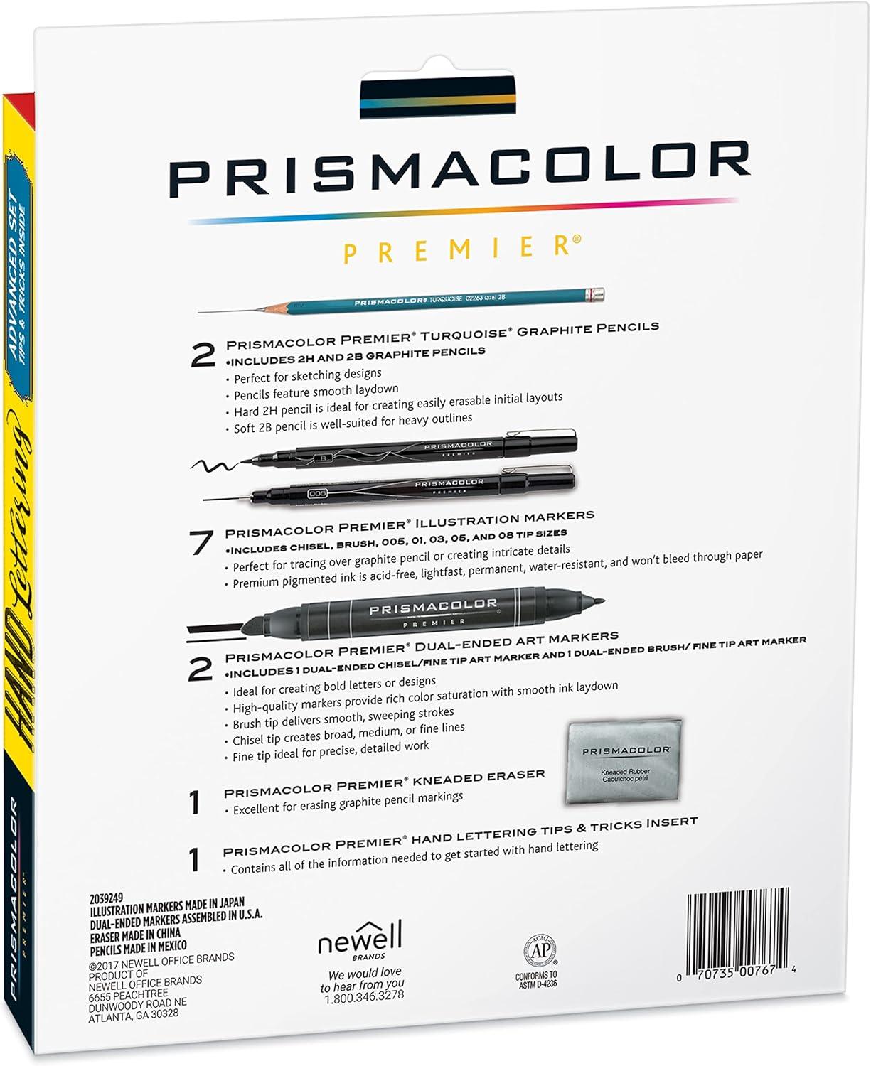 Prismacolor Premier Advanced Hand Lettering Set With Illustration ...