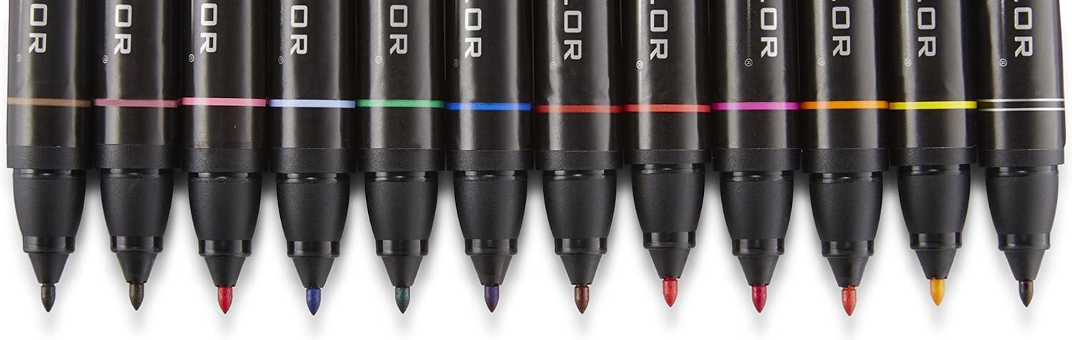 imagePrismacolor Premier DualEnded Art Markers Alcohol Marker Set 72 Count  Assorted Colors Perfect for Adult Coloring Drawing Art Supplies Bible Study Supplies