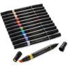 Prismacolor Premier Double-Ended Art Markers Fine And Chisel Tip Manga Colors Adult Coloring 12 Pack(Manga)