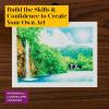 Prismacolor Technique, Art Supplies and Digital Art Lessons, Nature Drawing Set, Level 3, Learn to Draw with Colored Pencils, and More, Includes Artist Roll Case, Waterfall Landscape Drawing, 28 Count
