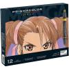 Prismacolor Premier Double-Ended Art Markers Fine And Chisel Tip Manga Colors Adult Coloring 12 Pack(Manga)