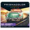 Prismacolor Premier Double-Ended Art Markers Fine And Chisel Tip Manga Colors Adult Coloring 12 Pack(Mid Tone)