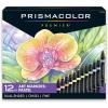 Prismacolor Premier Double-Ended Art Markers Fine And Chisel Tip Manga Colors Adult Coloring 12 Pack(Pastel)
