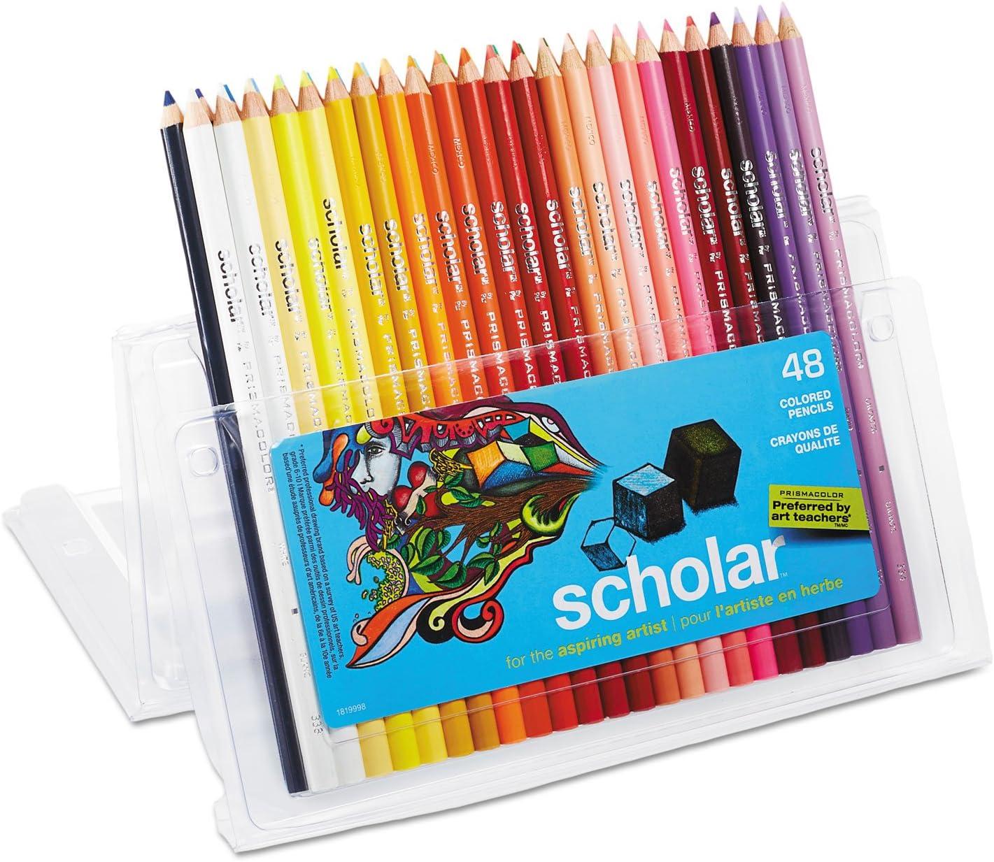 imagePrismacolor Scholar Colored Pencils Art Supplies Perfect for Sketching Drawing Coloring Assorted 60 CountOld Packaging