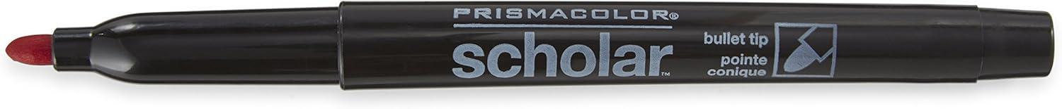 imagePrismacolor 1774268 Scholar Art Markers Brush Tip Assorted 10Count10Count