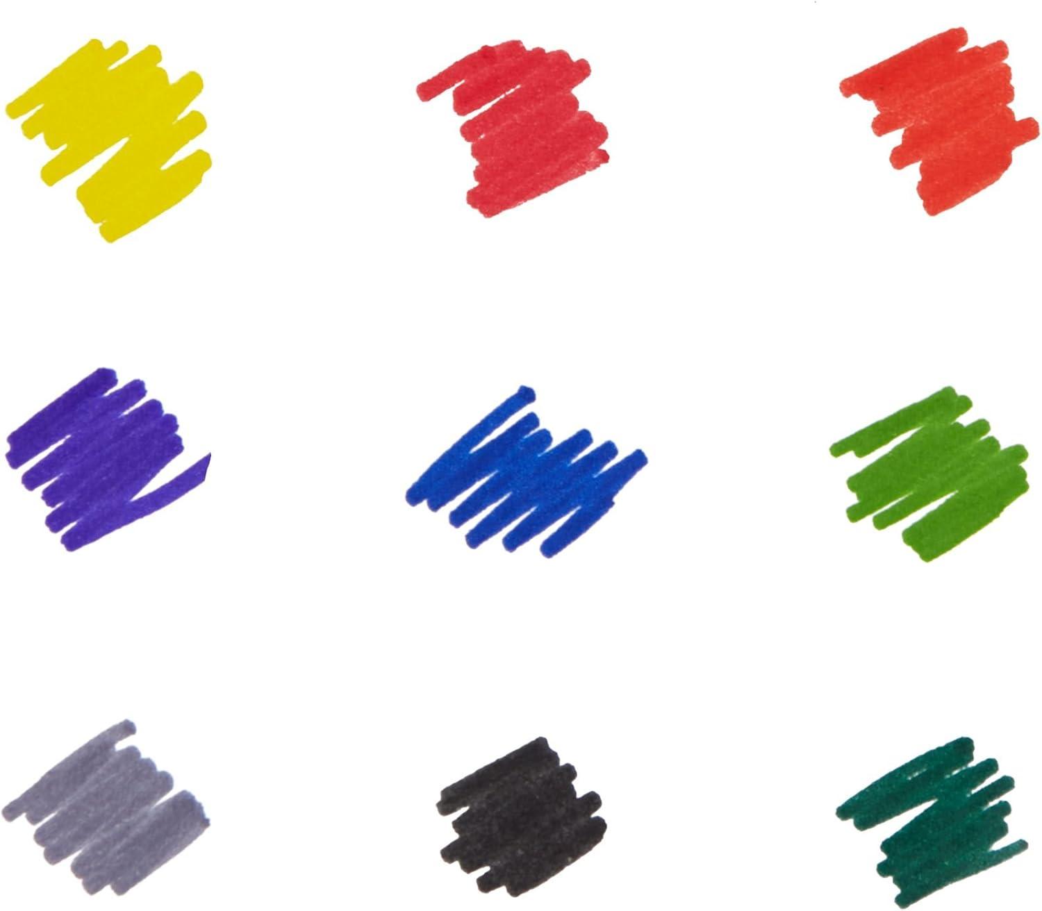 imagePrismacolor 1774268 Scholar Art Markers Brush Tip Assorted 10Count10Count