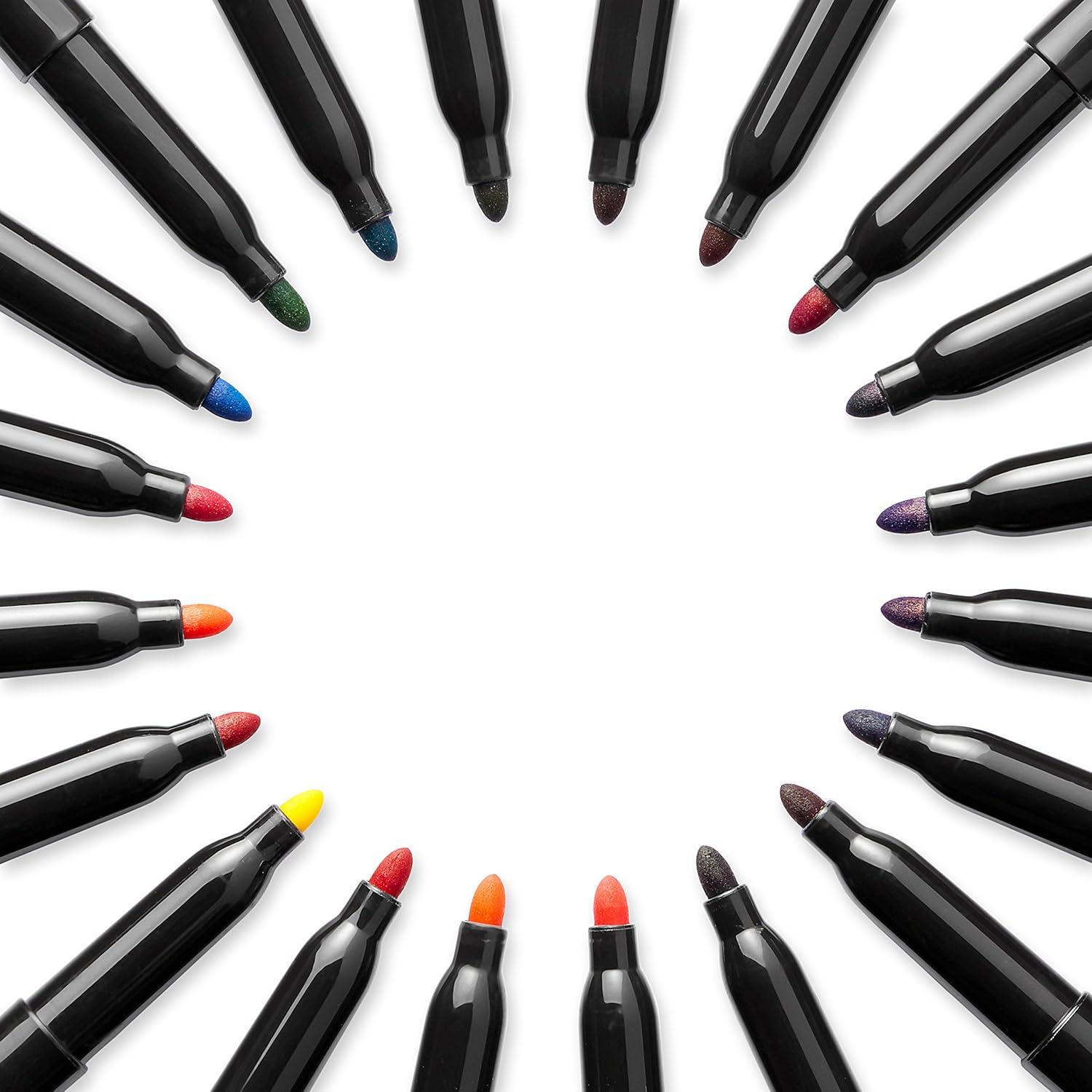 imagePrismacolor 1774268 Scholar Art Markers Brush Tip Assorted 10Count20 Count Pack of 1